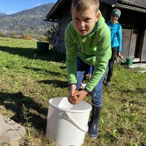 Kinder im Garten