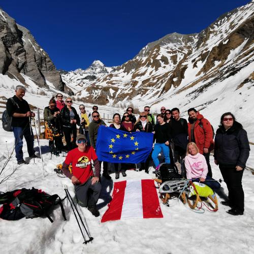 Menschen im Schnee
