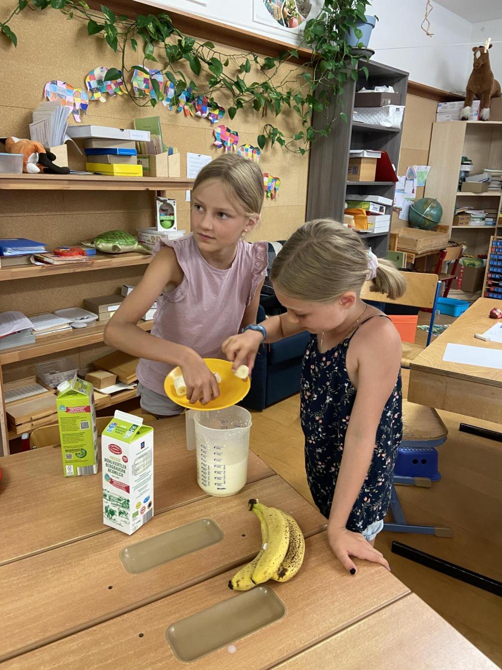 Bananenmilch